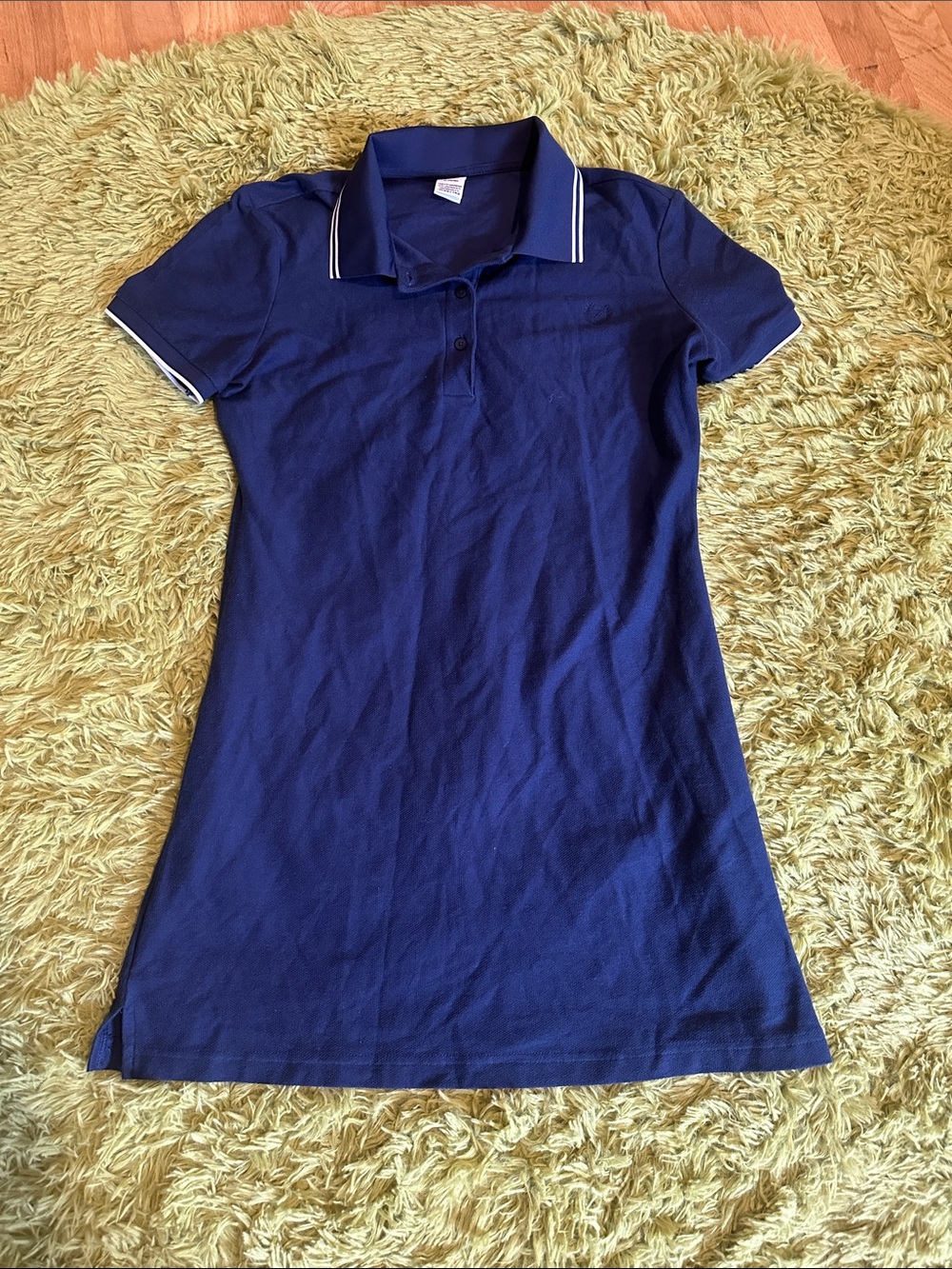 Victorias secret pink polo dress size medium navy